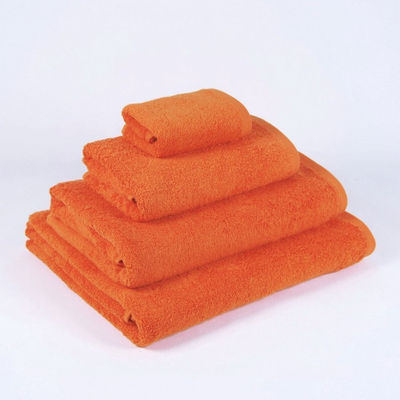 Toalla de baño naranja tocador en 30x50cm algodón 100%, 600 grs/m2
