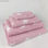 Toalla de baño rosa en 100x150cm algodón 100%, 500 grs/m2 - 1