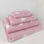 Toalla de baño rosa en 30x50cm algodón 100%, 500 grs/m2 - 1
