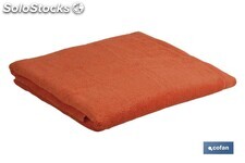 Toalla de Ducha | Color Orange | Modelo Amanecer | 100 % Algodón | Gramaje 580