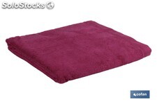 Toalla de lavabo | Modelo Mar Rojo | Color Púrpura | 100 % Algodón | Gramaje 580