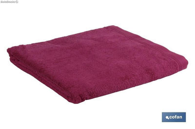 Toalla de lavabo | Modelo Mar Rojo | Color Púrpura | 100 % Algodón | Gramaje 580