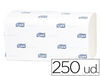 Toalla de papel engarzada 2 capas 21,8x23 cm paquete de 250 unidades para
