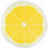 Toalla de playa redonda diseño limón de microfibra (160 g/m2) - 1