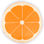 Toalla de playa redonda diseño naranja de microfibra (160 g/m2) - 1