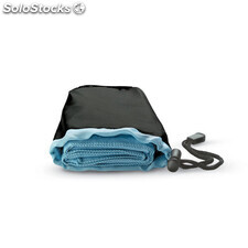 Toalla en bolsa de nylon azul MIKC6333-04