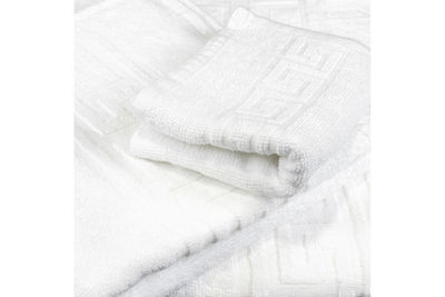 Toallas Greca blancas 450grs 100 % algodón Rizo convencional - Foto 5