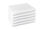 Toallas Lisas blancas 450grs 100 % algodón Rizo convencional - 1