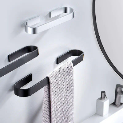 Toallero adhesivo para baño, estante de barra de toalla montado en la pared - Foto 5