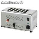 Toaster for 6 slices - mod.2207r - single phase 230/1v - power 2,5 kw -
