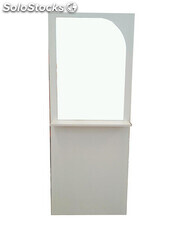 Tocador de Peluquería estilo Clásico con espejo Modelo TC-07 - blanco
