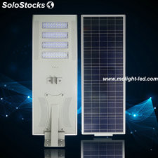 Todo en uno integrado LED luz de calle solar 80W chips Bridgelux 8800lm 33V/80W