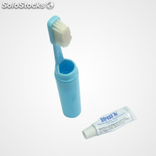 Toilette Kit DIFRESH Zahnbürste und Zahnpasta Minze