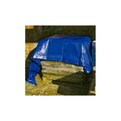 Toldo polietileno con ojales bicolor azul / verde 4 5 90 gr/m belflex 471025000 - Foto 4