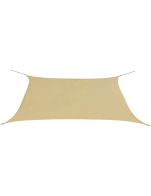 Toldo vela rectangular waterproof - beige - 165gr/m2 3 x 4 metros