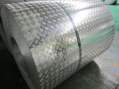 Tôle aluminium larmé à damier - Photo 2