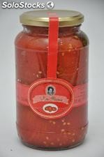 Tomates Enteros con ajo y albahaca (660grs.)