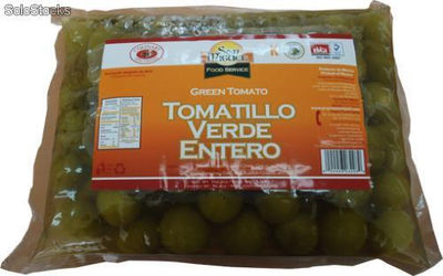 Tomatillo verde entero 6/3000gr pouch