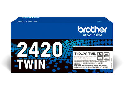 Toner brother tn2420twin para dcp-l2510/ 2530 / 2550 / hl-l2375 negro 3000 - Foto 2