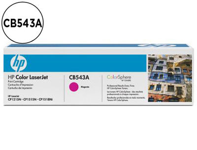 Toner hp cb543a color laserjet cp-1215/cp-1515/cp-1518 magenta with colorsphere