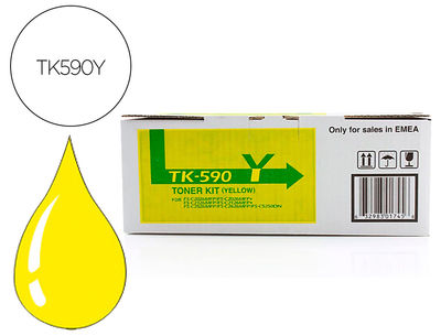 Toner kyocera -mita amarillo tk590y