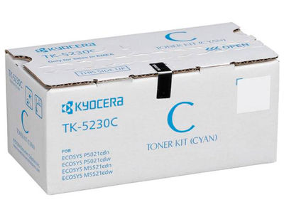 Toner kyocera mita tk-5230c cian m5521cdw 2200 pag - Foto 2