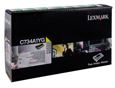 Toner laser lexmark c734 amarillo 6000 paginas - Foto 2