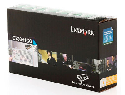 Toner laser lexmark c736h1cg 10000 paginas - Foto 2