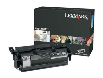 Toner lexmark laser x654x31e / x654de/ 654 / 656de / 658de negro 36000 paginas - Foto 3