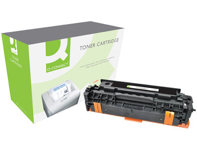 Toner q-connect compatible hp ce411a color laserjet m351a / 451dn / 451dw / - Foto 2
