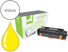 Toner q-connect compatible hp CE412A color laserjet M351A / 451DN / 451NW /