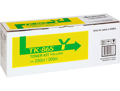Toner tk865y kyocera -mita copiadora amarillo taskalfa 200ci / 300ci 12.000 - Foto 2