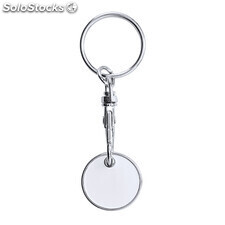 Tonic coin keychain white ROKO4050S101