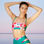 Top de bikini bandeau estampado con espalda deportiva_BST_5 Tallas xs/s/m/l/xl - Foto 4