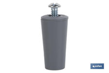 Tope para persianas en PVC | Medida 40 mm | Incluye tornillo métrica 6 |
