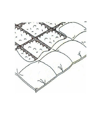 Topper o cubrecolchón de Plumón y Fibra 1300 gr/m² cama 105 x 190 - Foto 4