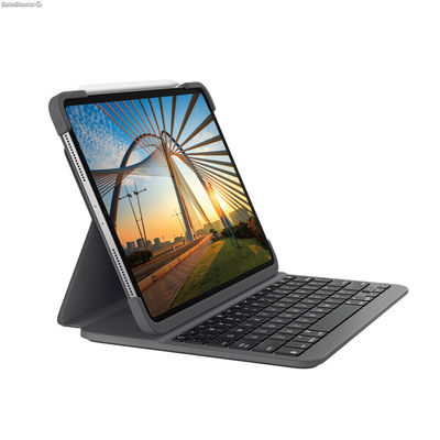 Torba na Tablet i Klawiaturę Logitech iPad Pro 11 Czarny Qwerty Hiszpańska QWERT