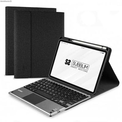 Torba na Tablet i Klawiaturę Subblim iPad Pro 2020 11 Czarny Qwerty Hiszpańska i