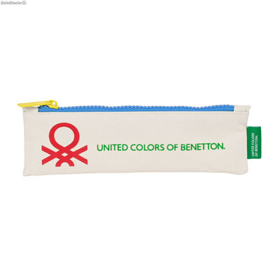 Torba szkolna Benetton Topitos Biały (20 x 6 x 1 cm)