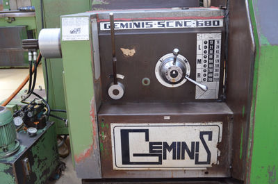 Torno convencional cnc Geminis SCNC-680 - Foto 4