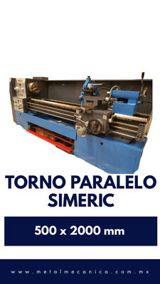 Torno Paralelo Simeric 500 x 2000 mm. - Foto 2