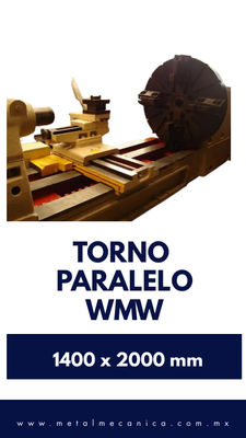 Torno Paralelo WMW 1400 x 2000 mm - Foto 4