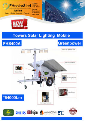 Torre de iluminação solar / torre de iluminação solar FHS400A
