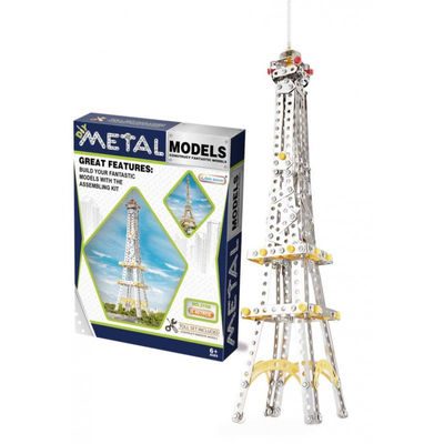 Torre Eiffel Bloque De Construcción Metálico 407 Piezas - Foto 2