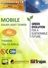 Torre solar de iluminacion / solar lighting tower FHS400A