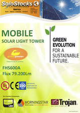 Torre solar de iluminacion / solar lighting tower FHS600A