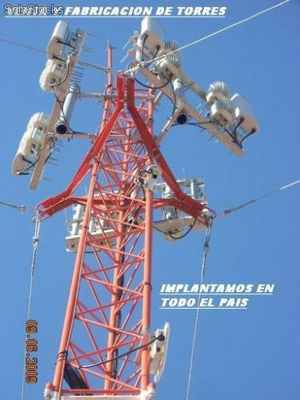 Torres para telecomunicaciones e internet