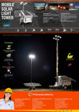 Torres solar de iluminación,videovigilancia.móvil