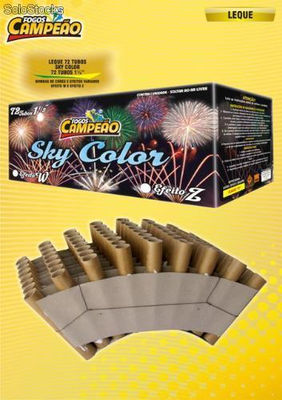 Torta Sky Color efeitos: z ou Leque - Fogos Campeão