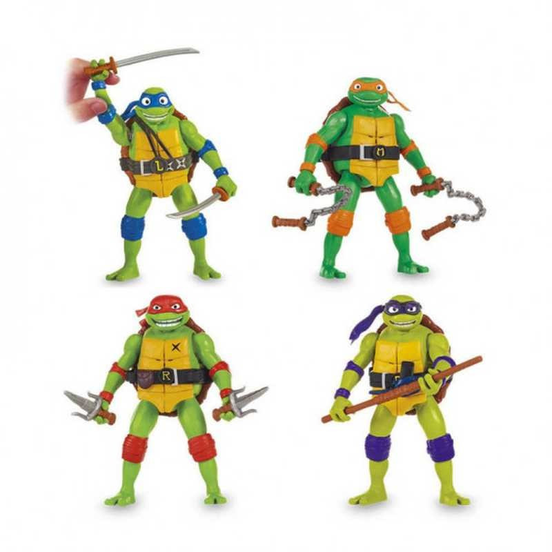 Tortugas Ninja Figura Juguete Ascenso Deluxe Con Movimiento